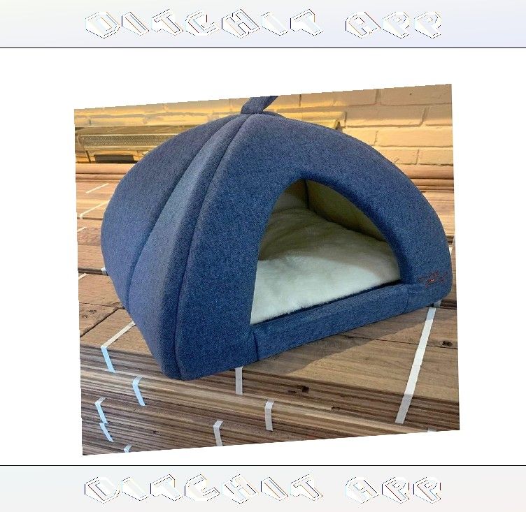 Plush & Tender Pet Bed - Ultimate Relaxation for Your Animal Pal black scene