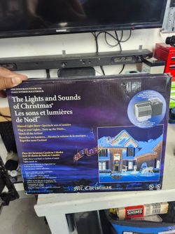 Mr christmas music outdoor and indoor box