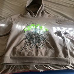 Grey Sp5der Hoodie