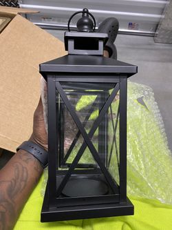 Large Black Decorative Lanterns | Farmhouse, Patio, Entryway & Wedding Decor