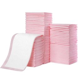 Disposable Changing Pad Liners Pack of 100 Baby Incontinence Changing Pads Diaper UnderPads Ultra Soft Super Absorbent Waterproof Mat 13 x18 in