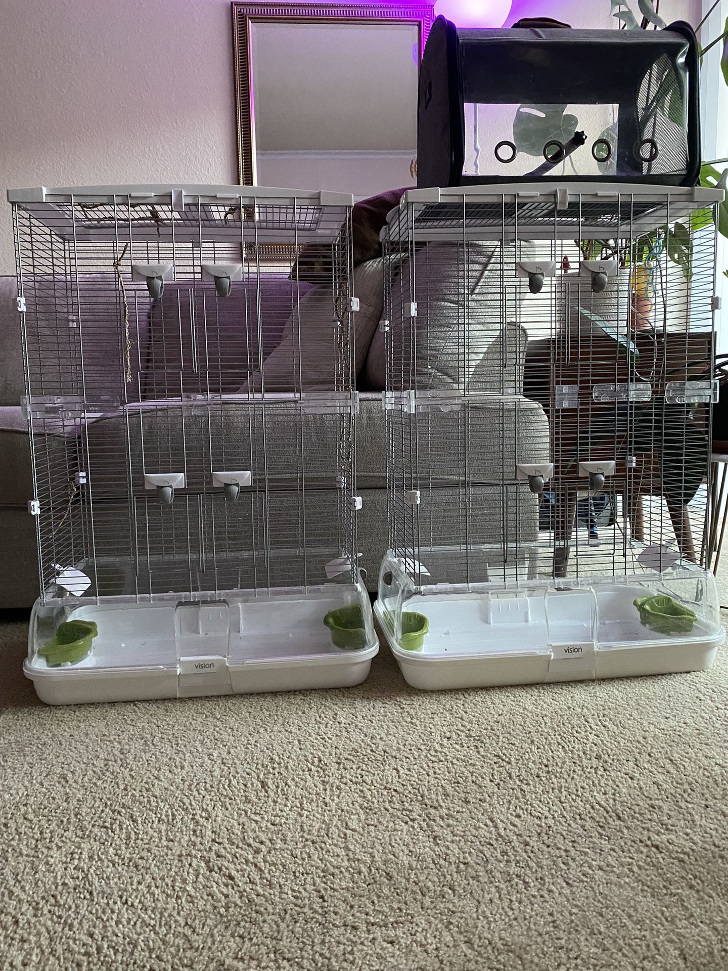 Vision bird cages in Good Condition