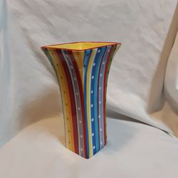 Bella Casa Hand-painted Flower Vase