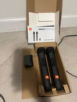 JBL Bluetooth Mics with receiver