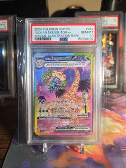 Alolan Exeggutor EX SIR Surging Sparks PSA 10