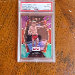 2022 Select Paddy Pimblett Tri-Color PSA 10