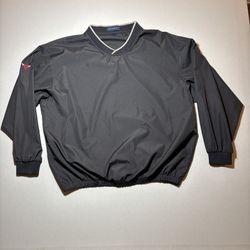 Men’s Velocity Black Chicago Bulls Golf Windbreaker XL 
