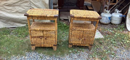 Night stands wicker