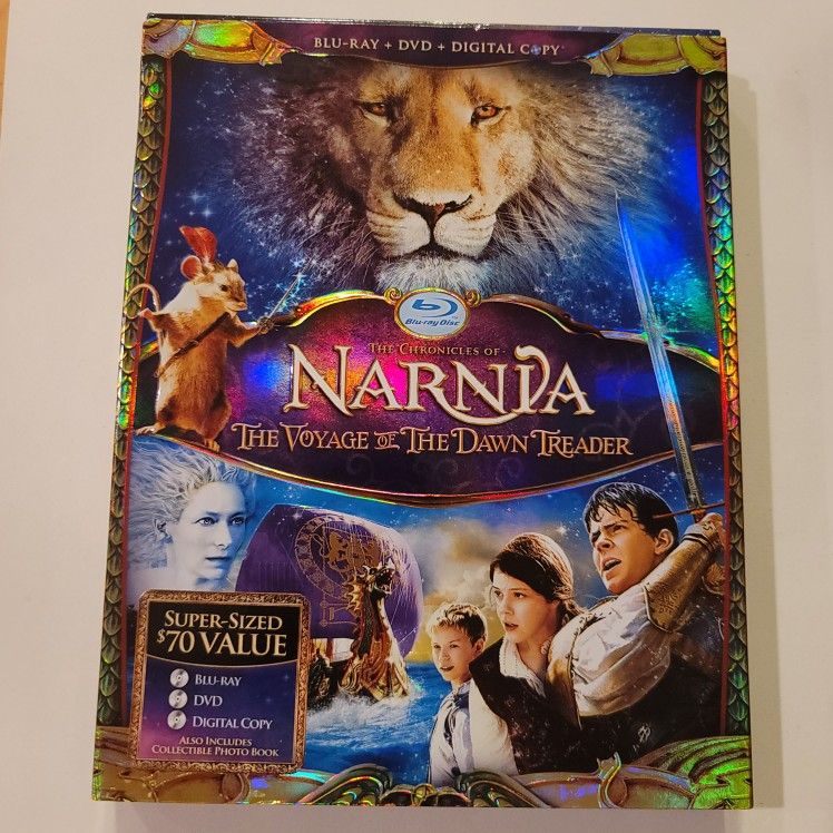$5 BLU RAY MOVIE. CHRONICLES OF NARNIA: THE VOYAGE OF THE DAWN TREADER. BLU RAY / DVD ONLY. NO DIGITAL. $5 OR TRADE FOR A MOVIE I DO NOT ALREADY OWN.