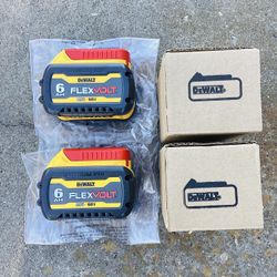 Dewalt 20v New Batteries Flex Volt 6AH ( 170$ For Both Firm)