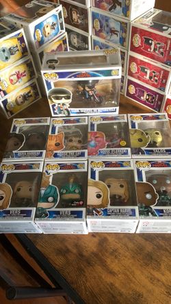 Captain Marvel Funko Pop collection