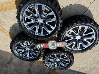 CHEVY HIGH-COUNTRY WHEELS AND TIRES 22s