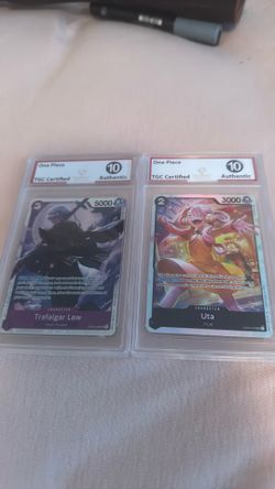 One piece graded cards