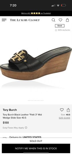 Tory Burch Wedges 6.5
