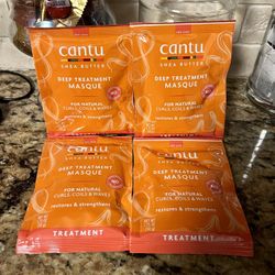 set of 4 cantu shea butter deep treatment masque•1.75oz•all for $6