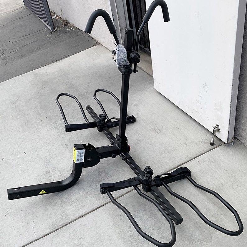 (New in Box) $129 KAC (2-Bike) Rack for SUV, Cars, Hatchback Mount fit 2” Anti-Wobble Hitch, Heavy Duty Bicycle Carrier