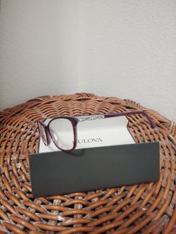 Bulova Designer Eyeglass Frames – Purple/Violet – Excellent Condition