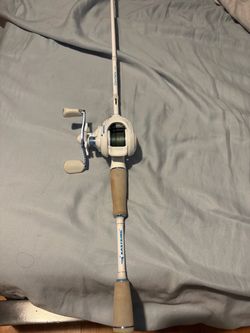 KastKing baitcaster left handed rod and reel