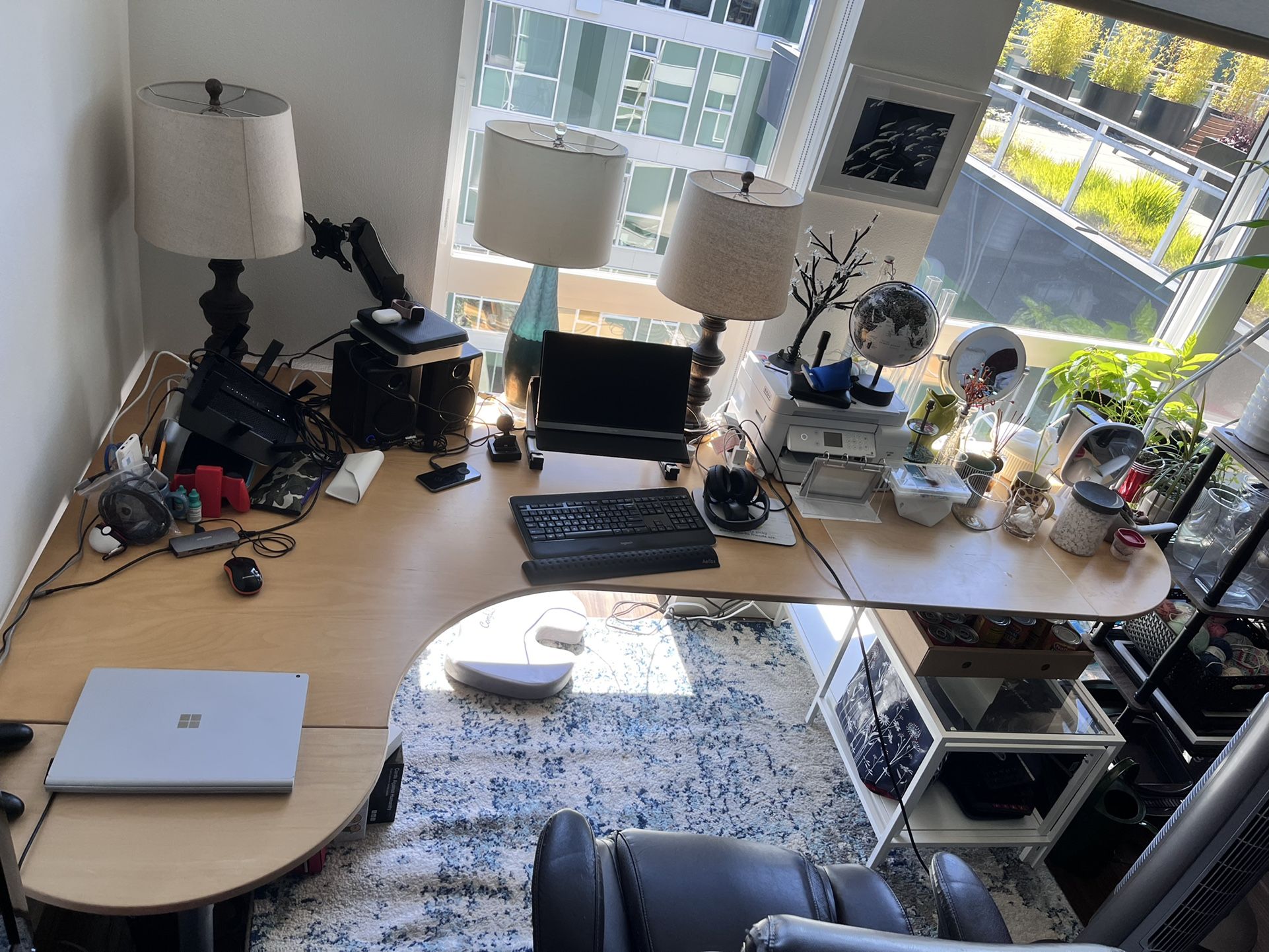 Ikea corner combination desk