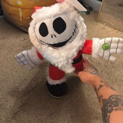 Jack Skellington, singing and dancing Christmas figurine