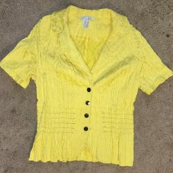 Women's Yellow Cardigan 