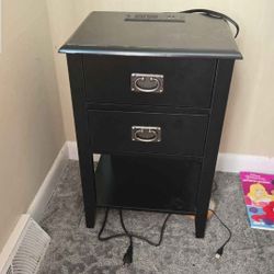 Brand new in box Black Nightstands (2)