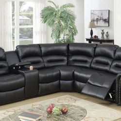 Sectional Recliner Sofa Set