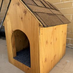 Wooden Dog House 
