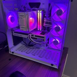 White Gaming Computer