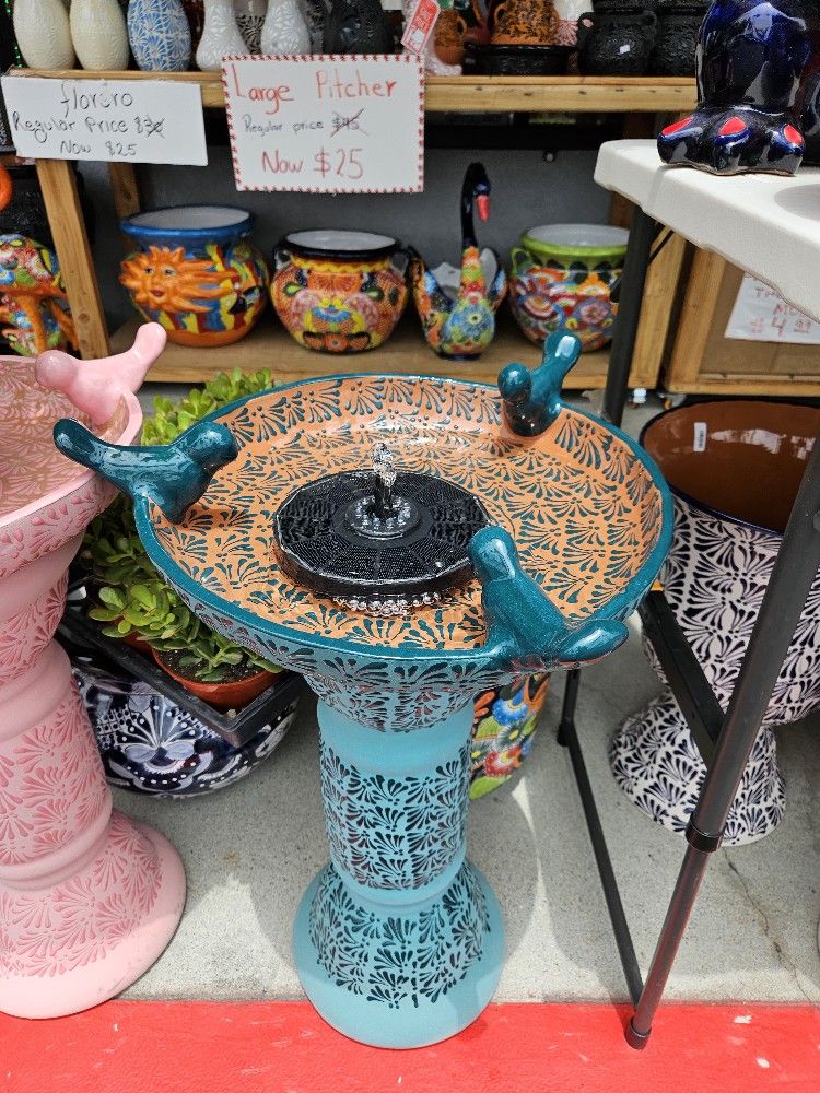 Talavera Birdbath ( Fountain)Etsy Casamxartesanalstore