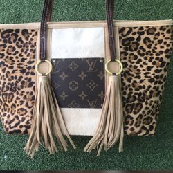 New Custom Made All Cowhide Leather Handbag Very Beautiful Only $500
