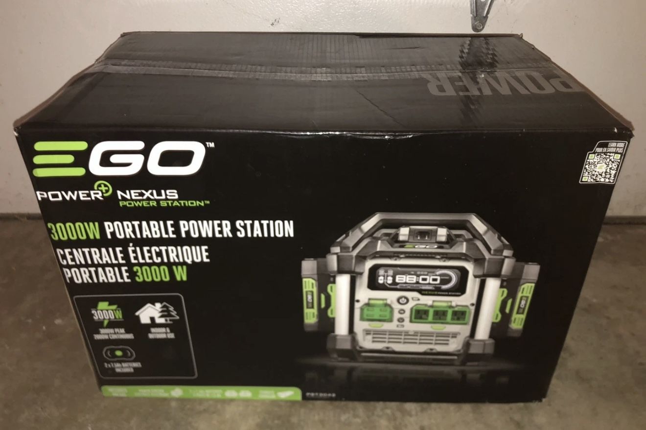 Ego power portable 2 battery station kit