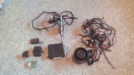 Car alarm black widow