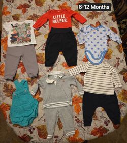 6-12 Months Baby Boy Clothing Bundle