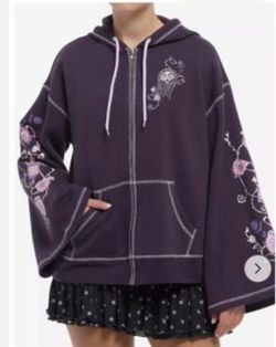 Disney Sally Nightmare Before Christmas Zip-Up Hoodie 2X