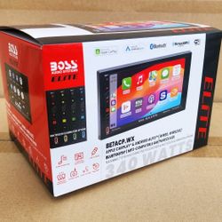 Boss 7" Touchscreen Stereo Wireless Apple Carplay Android Auto Bluetooth Wifi 340 Watts BE7ACP.WX 🚨 Payment Options Available 🚨 No Credit Needed 🚨 