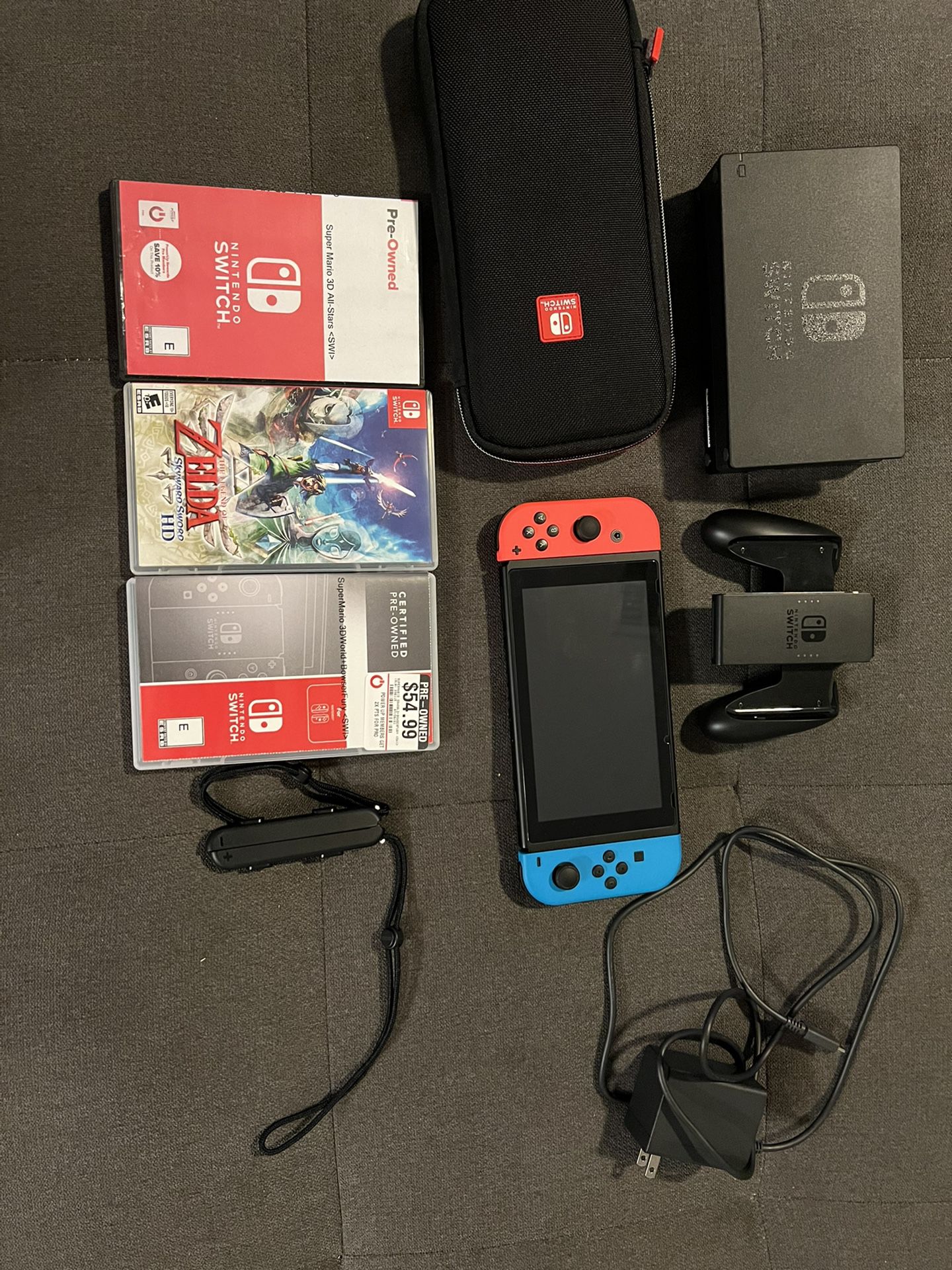 Nintendo Switch W/games