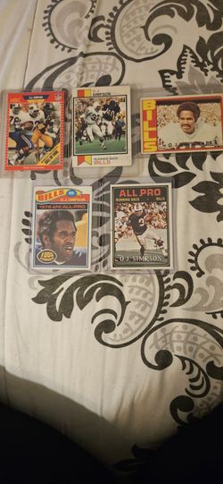 Football O.J. Trading Cards