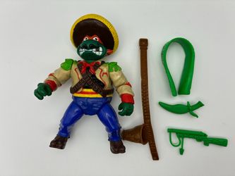 Vintage TMNT Bandito Bashin Mike with Accessories