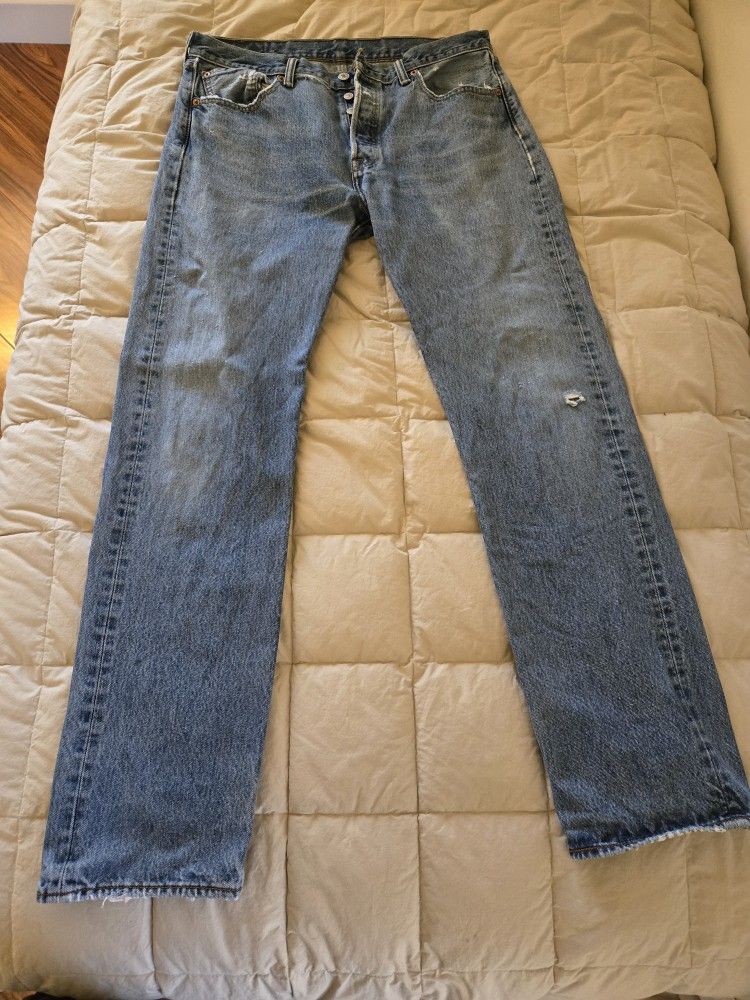 Levi's 501 Jeans - Well Worn