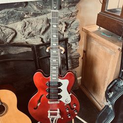 Rare To Find Epiphone P93 RP With Metal Flake Edge