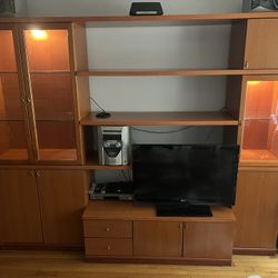 Wall Unit With Amazing Storage