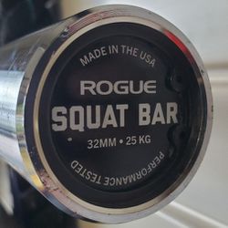 Rogue Fitness 32MM Squat Bar Olympic Barbell