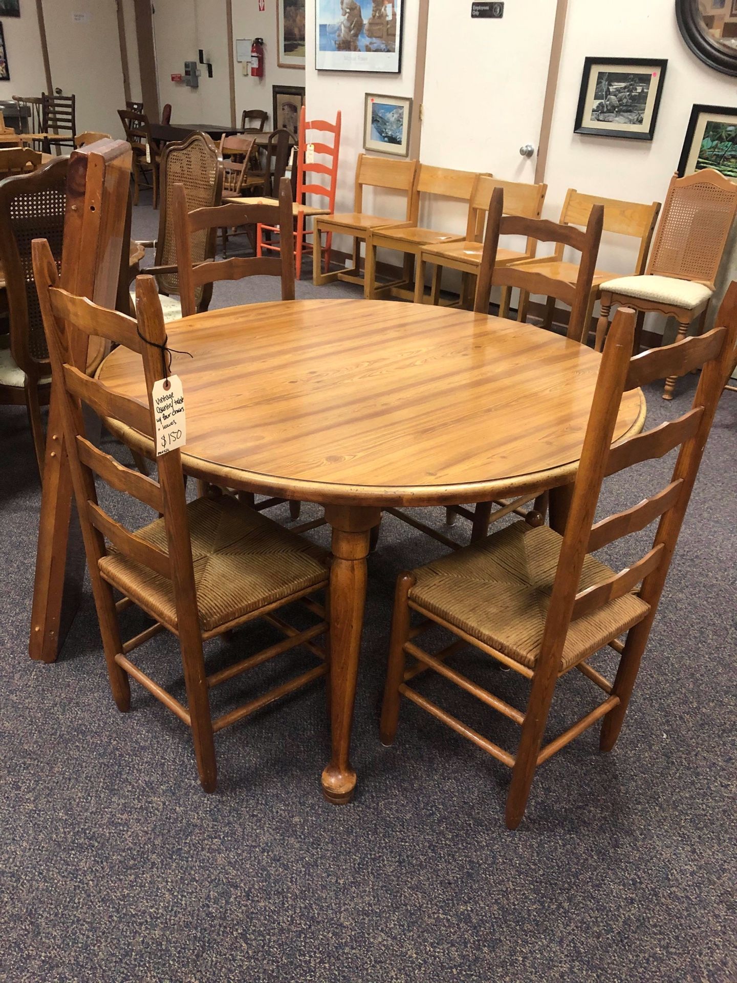 Vintage country table and chairs