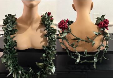 Rosette Ti Leaf Lei (ribbon)