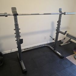 Bench Press Rack & Bar