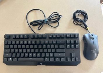Razer Blackwidow X Keyboard and gaming mouse