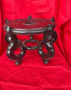 ANTIQUE WOOD PLANT STAND OR ANTIQUE VASE STAND BEST OFFER