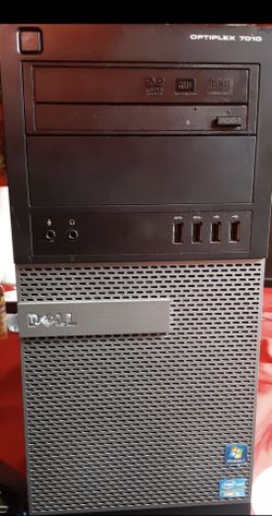 Complete Desktop PC Computer System Dell Optiplex 7010 Core i3 and a monitor