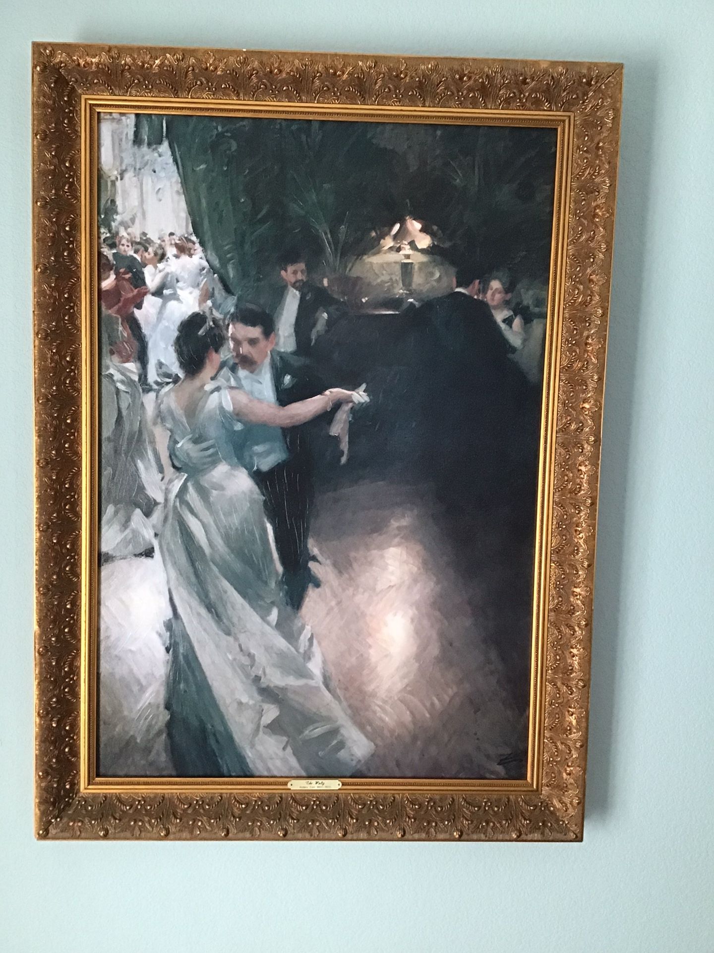 Oil Painting By Anders Zorn-The Waltz
